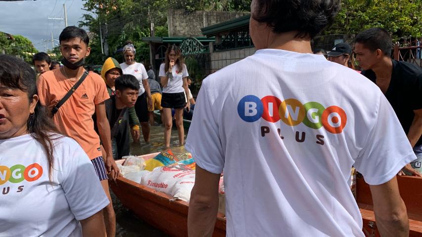 BingoPlus cares in Binan, Laguna